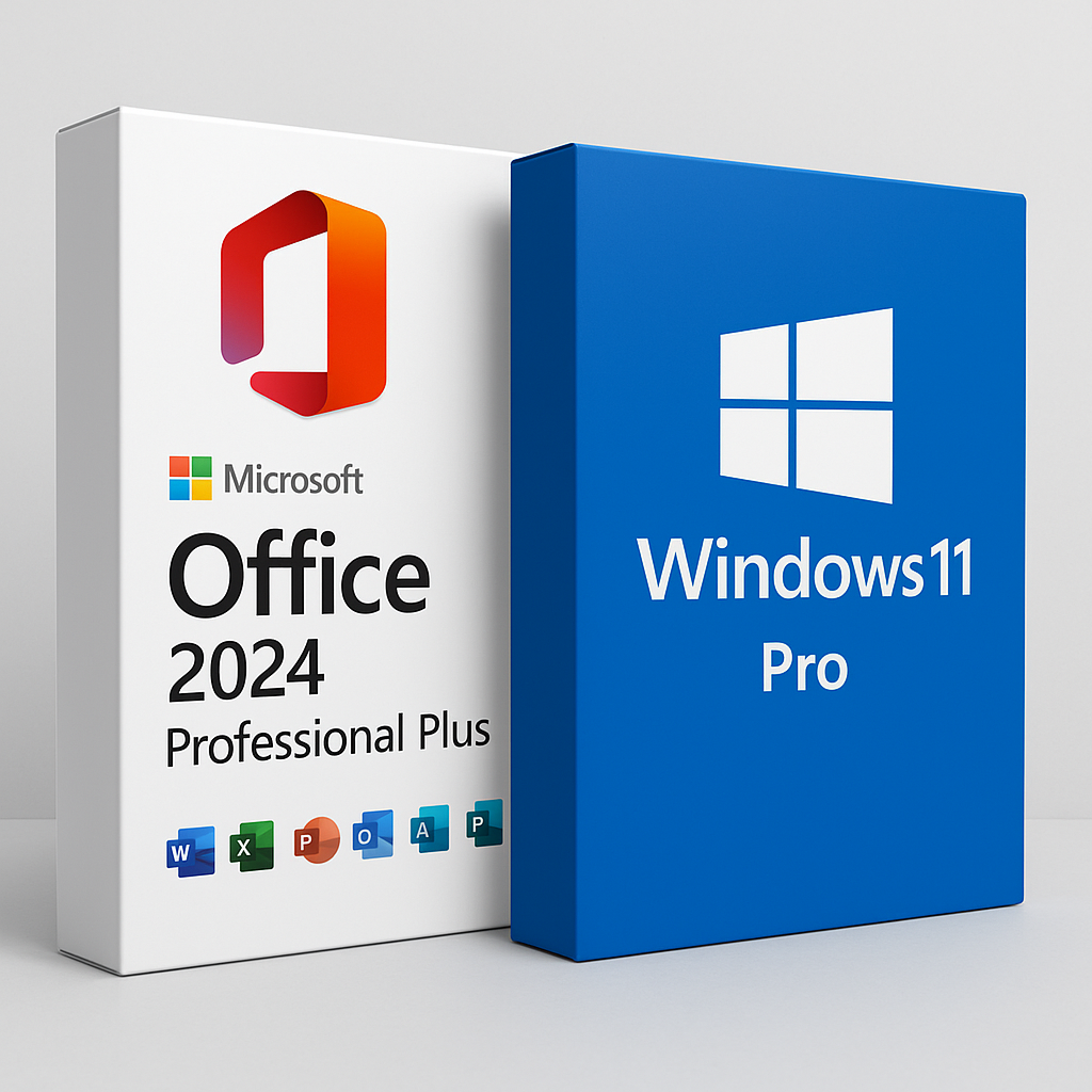 Microsoft Windows 11 Pro + Office 2024 – Original Lizenz | Sofort-Download | Dauerhafte Aktivierung